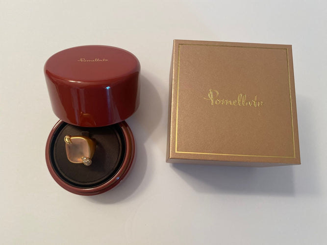 Bague 54 POMELLATO - Bague Portrait en Or Rose 58 Facettes