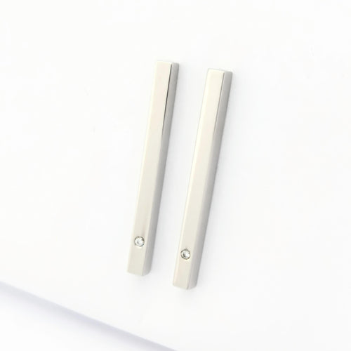 Boucles d'oreilles Boucles d'oreilles en or blanc et diamants 58 Facettes 30220