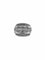 Bague 55 Bague dome en or blanc de diamants pavés 58 Facettes