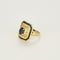 Bague 52 Bague en Or jaune 18k Saphir 58 Facettes B250681