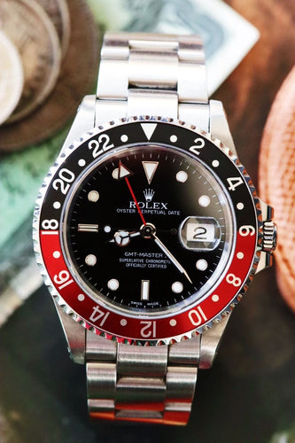 Rolex GMT-Master II 16710 “Coke” red and black, full set 