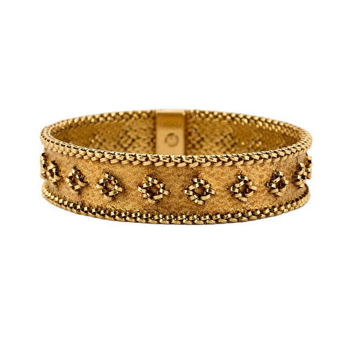 Bracelet Bracelet ruban or jaune 58 Facettes CHAL04513