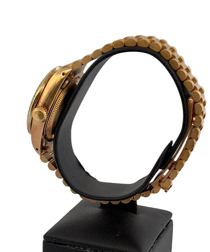 Montre Rolex Lady Oyster perpetual date juste en or et diamants 58 Facettes