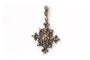 Pendentif Pendentif en or jaune et argent serti de diamants 58 Facettes B550