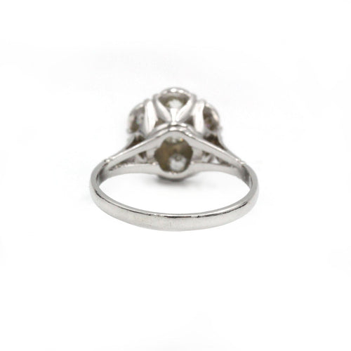 Bague 56 Bague - Platine & Diamants 58 Facettes 250189R