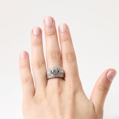 Bague 54 Bague diamants 58 Facettes