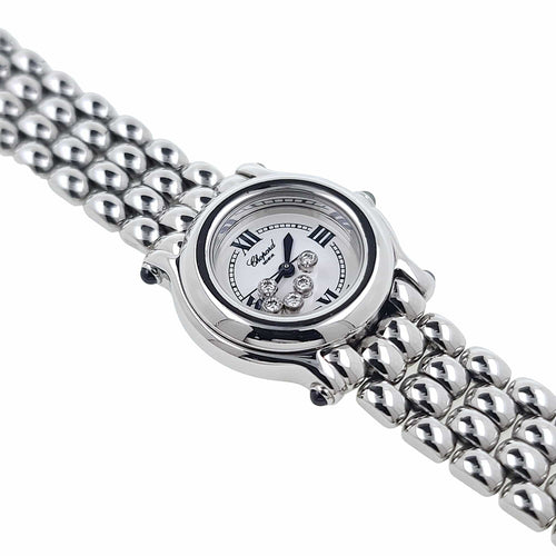 Montre CHOPARD - Happy Sport saphirs diamants 58 Facettes