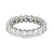 Bague 54 Bague Alliance américaine Or blanc Diamant 58 Facettes 4445897CN