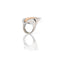 Bague 55 Bague fleur pavage diamants 58 Facettes