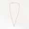 Collier COLLIER  OR ROSE 2 DIAMANTS O,22ct 58 Facettes M8927