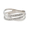 Bague 54 Bague Or blanc Diamant 58 Facettes 2833425CN