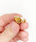 Bague 56 Bague marguerite antique or rose 18k perle et diamants taille roses (circa 1900) 58 Facettes A06199