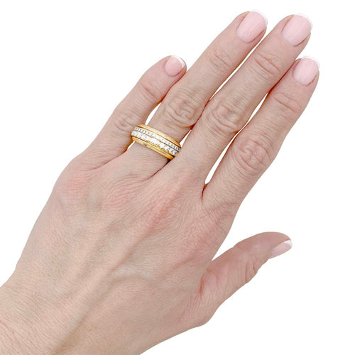 Bague 52 Bague Piaget, "Possession", or rose et diamants. 58 Facettes 35298