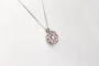 Collier Collier saphirs roses et diamant 58 Facettes