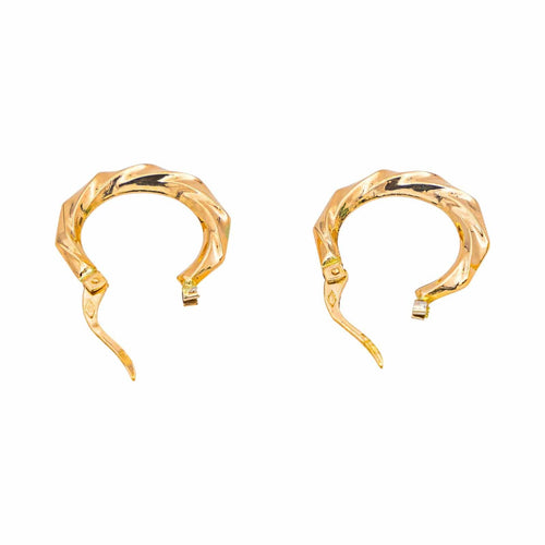 Boucles d'oreilles Boucles d'oreilles Créoles  Or rose 58 Facettes 4823780CN