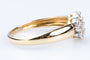 Bague 53 Bague Fleur en Or Jaune 18 Carats et Diamants 58 Facettes BGDIAMFLEUR-107