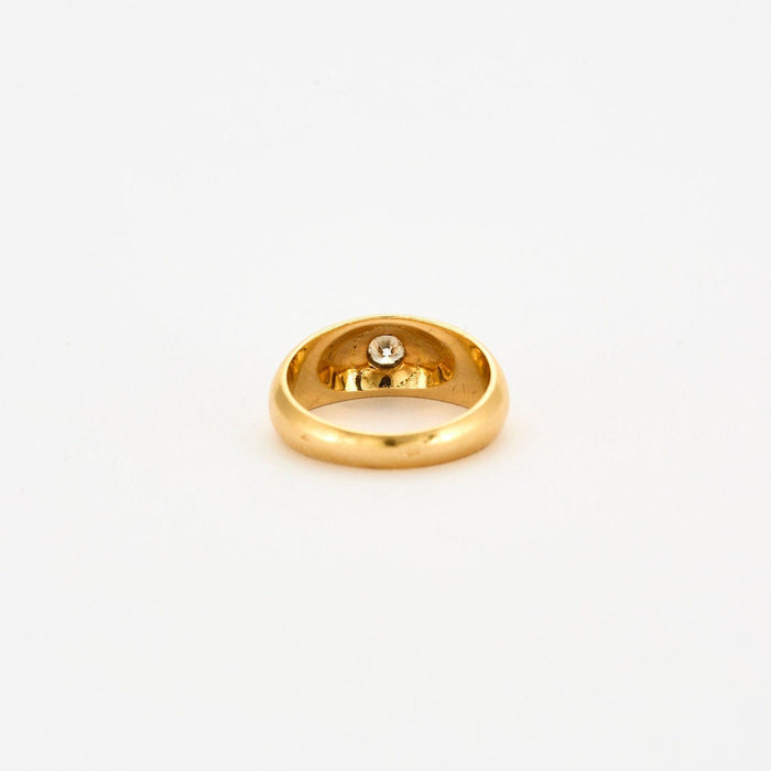 Onc geelgouden diamanten ring