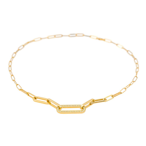 Collier Dinh Van Collier Maillon L Or jaune 58 Facettes 3824007CN