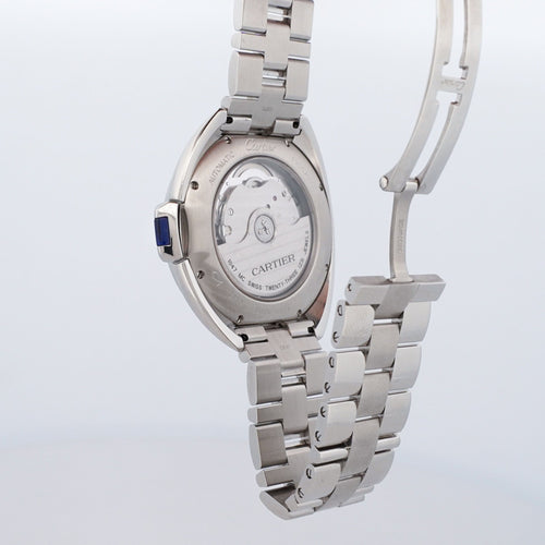 Montre CARTIER - Montre Clé - Ivory roman dial - LM 58 Facettes