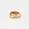 Bague 55 CARTIER - Bague Trinity 3 ors moyen modèle 58 Facettes