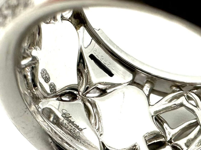 Prsten 54 CHOPARD. Kolekcija "Imperijalna", prsten od belog zlata, ametisti i dijamanti 58 Facettes