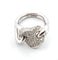 Bague 50 Bague en or blanc et diamants 0,70 ct G VS 58 Facettes