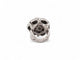 Bague 53 bague cocktail camelia t53 sertie de 188 diamants 4.12ct or blanc 18k 27.5g 58 Facettes 270127
