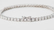 Bracelet Bracelet rivière en or blanc et diamants 58 Facettes 32500