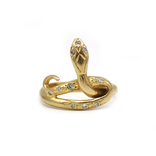 Bague Serpent - Or & Diamants 58 Facettes 250039R