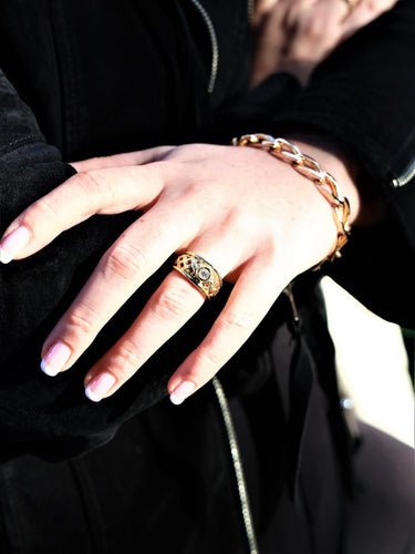 Bague 53 Bague  Solitaire Or jaune Diamant 58 Facettes 1835757CN