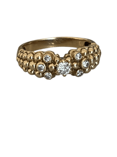 Bague FRED - Bague or jaune diamants 58 Facettes 5706