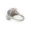 Bague 54 Bague en or blanc, diamants et saphir 58 Facettes 1308