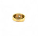 Bague 51 Bague godron or jaune et diamant 58 Facettes