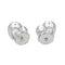 Boucles d'oreilles Chopard Boucles d'oreilles Happy diamonds Or blanc Diamant 58 Facettes 4173784RV