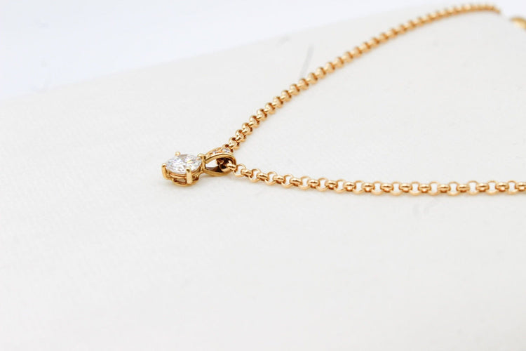 Pendentif Pendentif or jaune, diamants 58 Facettes 240306