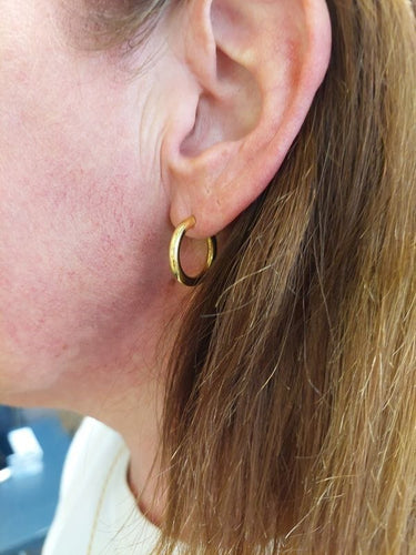 Boucles d'oreilles CRÉOLES MODERNES 58 Facettes 087951