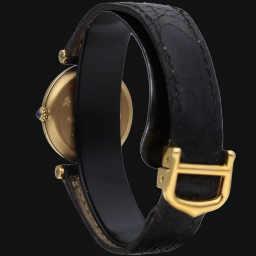 Montre Cartier Montre Must De Cartier Vermeil 58 Facettes MT41275