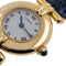 Montre Cartier Colisée 18k Gold also called Rivoli 8109 Circa 1985 Round 58 Facettes