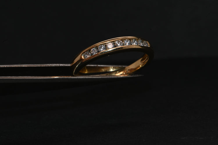 Bague 49 Bague Diamant Or Jaune 58 Facettes