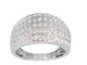 Bague 54 Bague en or blanc avec diamants 58 Facettes 2083