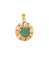 Pendentif Or 18K Émeraude Perle