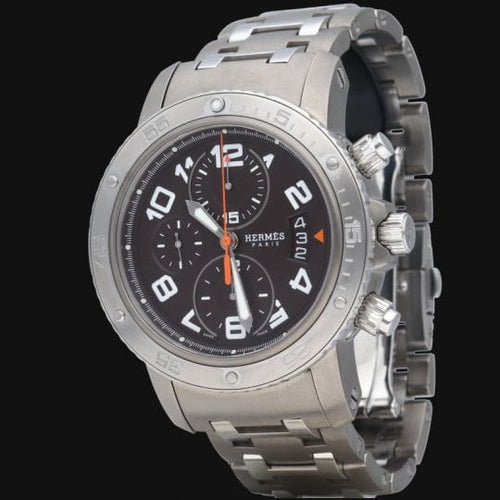 Montre Hermes Montre Clipper Diver Chronograph 58 Facettes MT41662