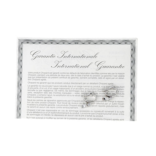 Boucles d'oreilles Chopard Boucles d'oreilles Happy Diamond  Or blanc Diamant 58 Facettes 4410625CN