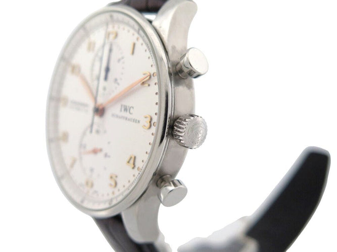 Montre montre IWC portugieser chrono acier 41 mm chronographe automatique 58 Facettes 268879