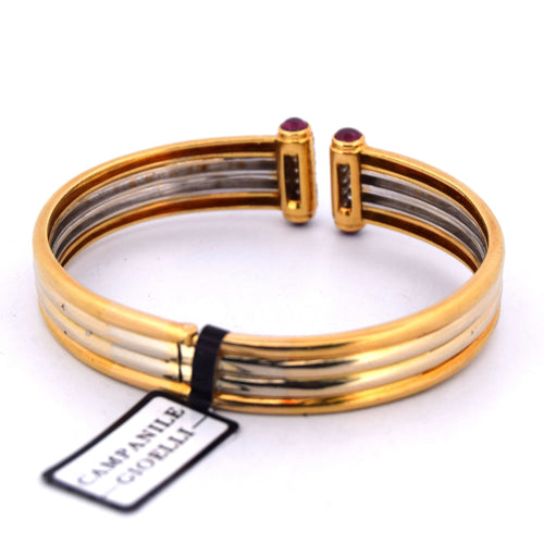 Bracelet Piaget - Bracciale en or jaune 18 kt avec diamants et rubis 58 Facettes