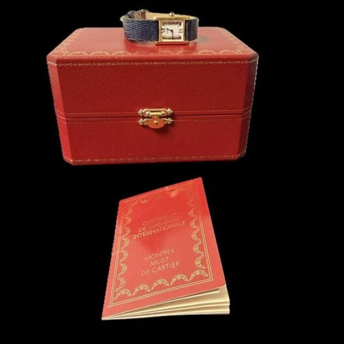 Cartier Показва Tank Вермеил 