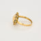 Bague Bague or jaune, opale 5cts, saphirs multicolores 58 Facettes