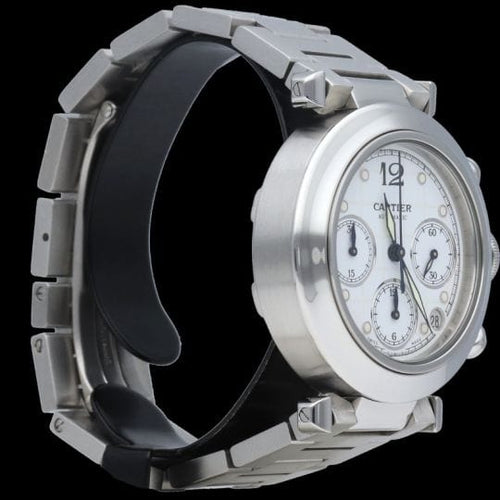 Montre Cartier Montre Pasha Chronograph 58 Facettes MT40718