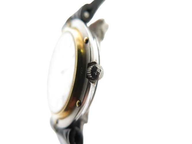 Montre vintage montre HERMES clipper 26 mm en or 18k et acier quartz  lady 58 Facettes 268714