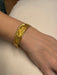 Bracelet Bracelet serpent or jaune et rubis 58 Facettes